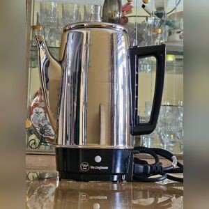 Westinghouse‎ Coffee Maker Percolator 1970's era 10 cups pot